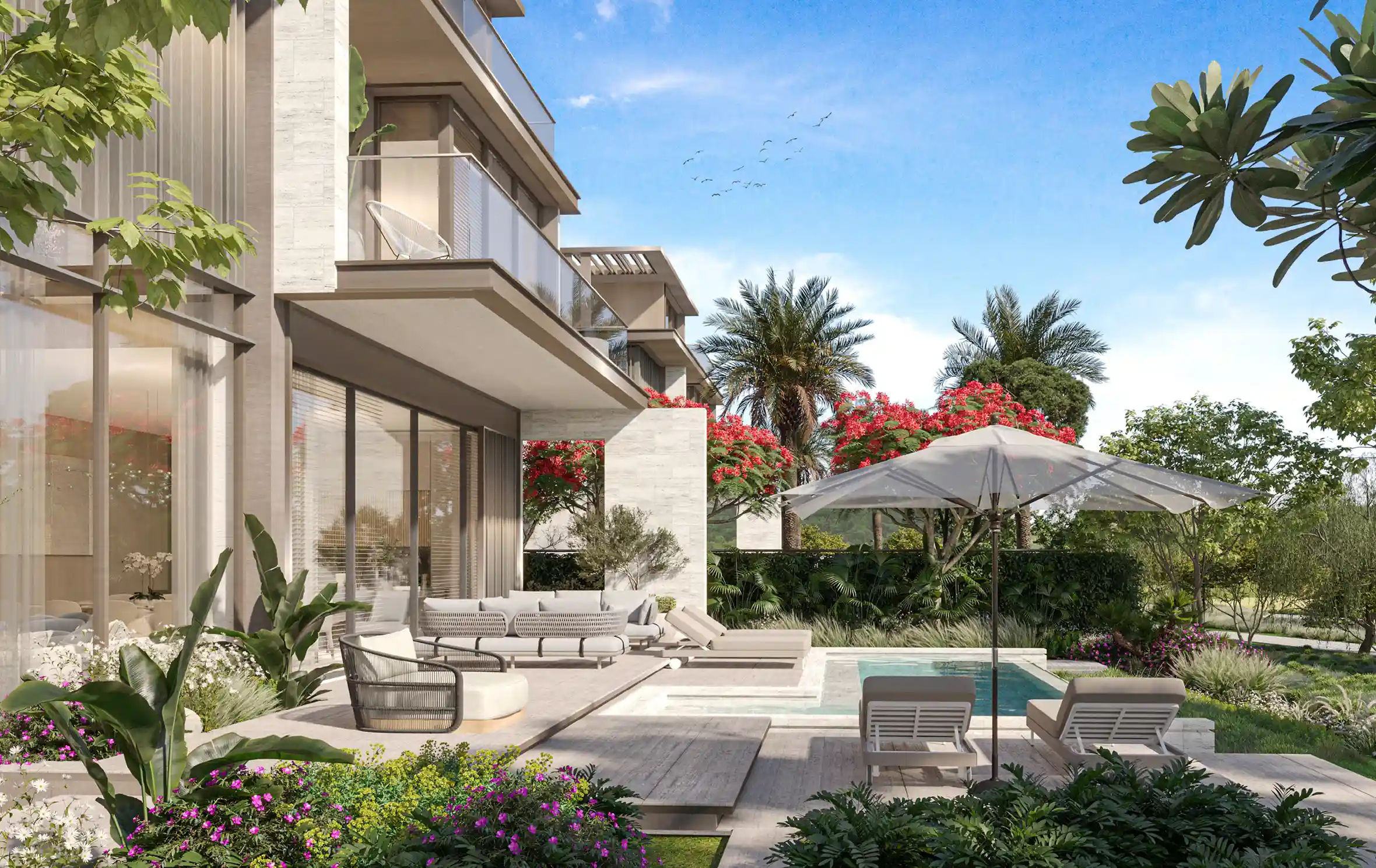 1732790318.06) Nad Al Sheba Gardens Phase 7 - 5 Bedroom Villas Backyard